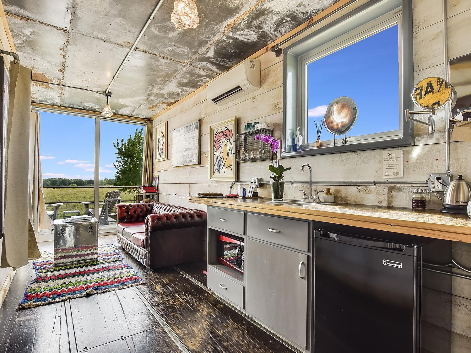 Flophouze Shipping Container Hotel Round Top Kültér fotó