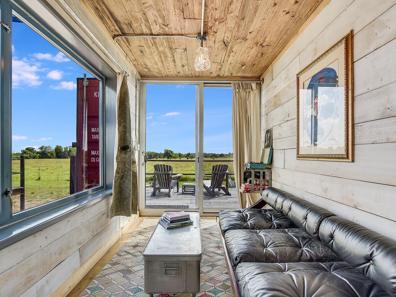 Flophouze Shipping Container Hotel Round Top Szoba fotó