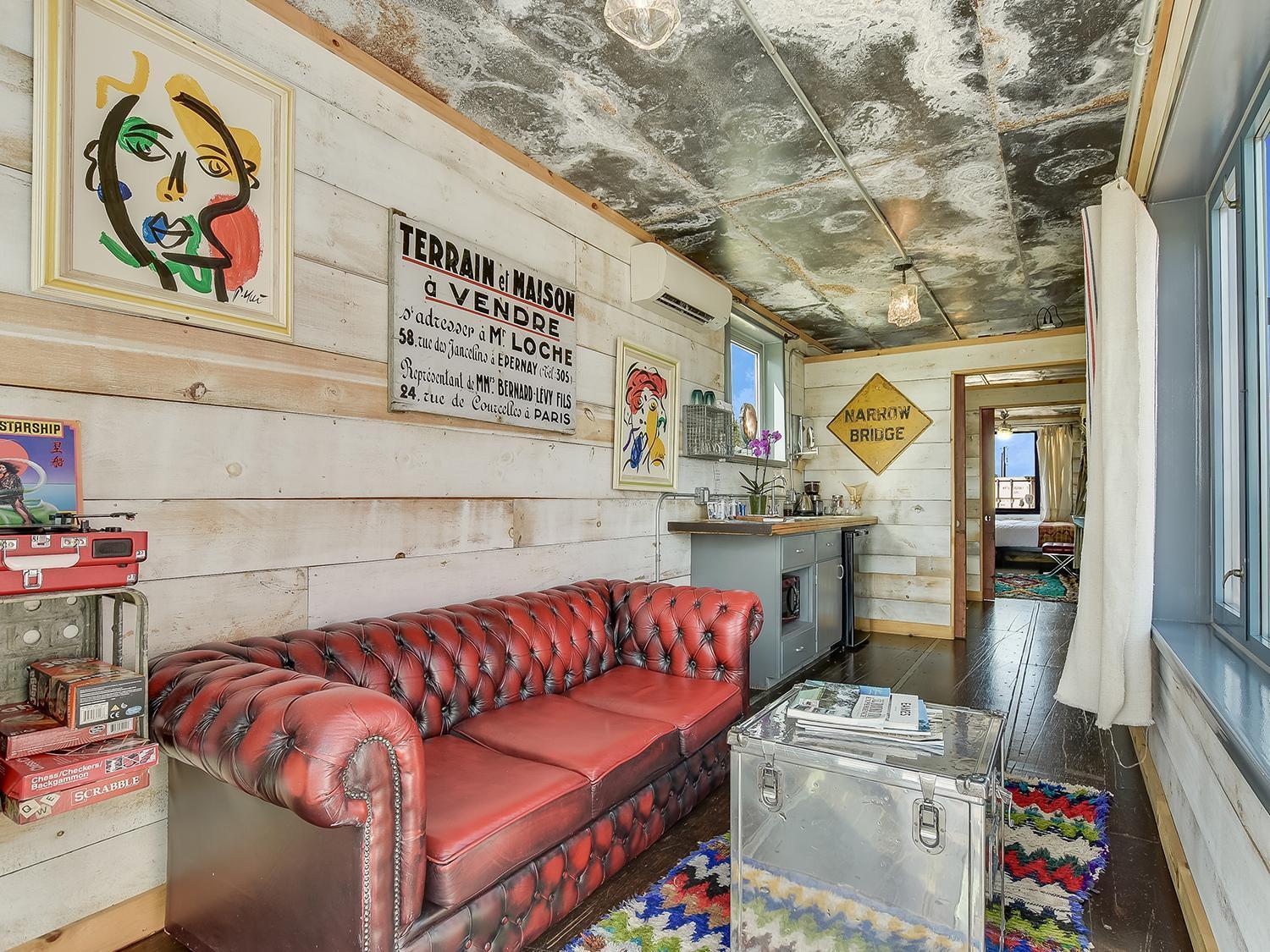 Flophouze Shipping Container Hotel Round Top Szoba fotó